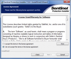Sentinel Protection Installer V7.5.0 官方版 | Leica徕卡加密狗驱动