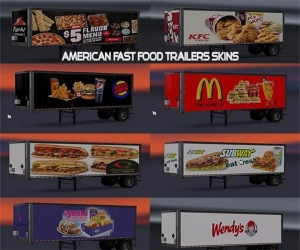 美国卡车模拟快餐车皮肤MOD | 美国卡车模拟MOD下载