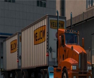 美国卡车模拟双箱拖车MOD | 美国卡车模拟MOD下载