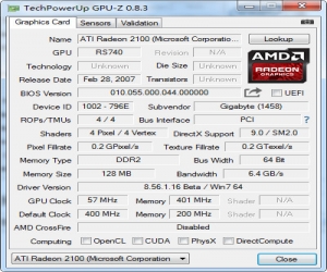 GPU-Z V0.8.3 官方绿色版 | 处理器识别工具