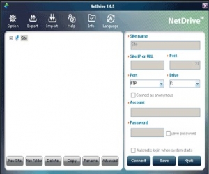 NetDrive 1.3.4.0 英文安装版|将FTP映射到本地磁盘