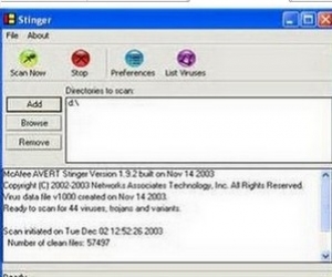 McAfee AVERT Stinger下载 12.1.0.1254 英文免费版|McAfee病毒专杀工具