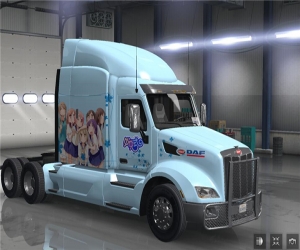 美国卡车模拟彼得比尔特579日式皮肤MOD | 美国卡车模拟MOD下载