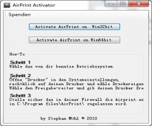 airprint activator 绿色版 | 无线打印软件