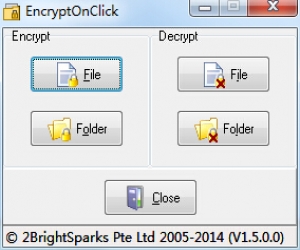 EncryptOnClick 1.5 绿色版 | 加密及解密工具