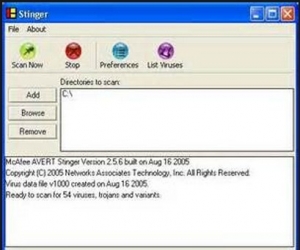 McAfee AVERT Stinger 12.1.0.1154 绿色版|McAfee病毒专杀工具