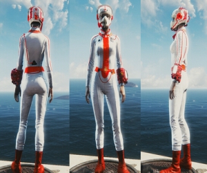 辐射4红白科幻未来风作战服mod | 辐射4红白科幻未来风作战服mod下载