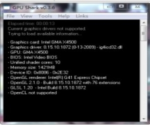 GPU Shark 0.9.2 绿色版|显卡识别监测工具